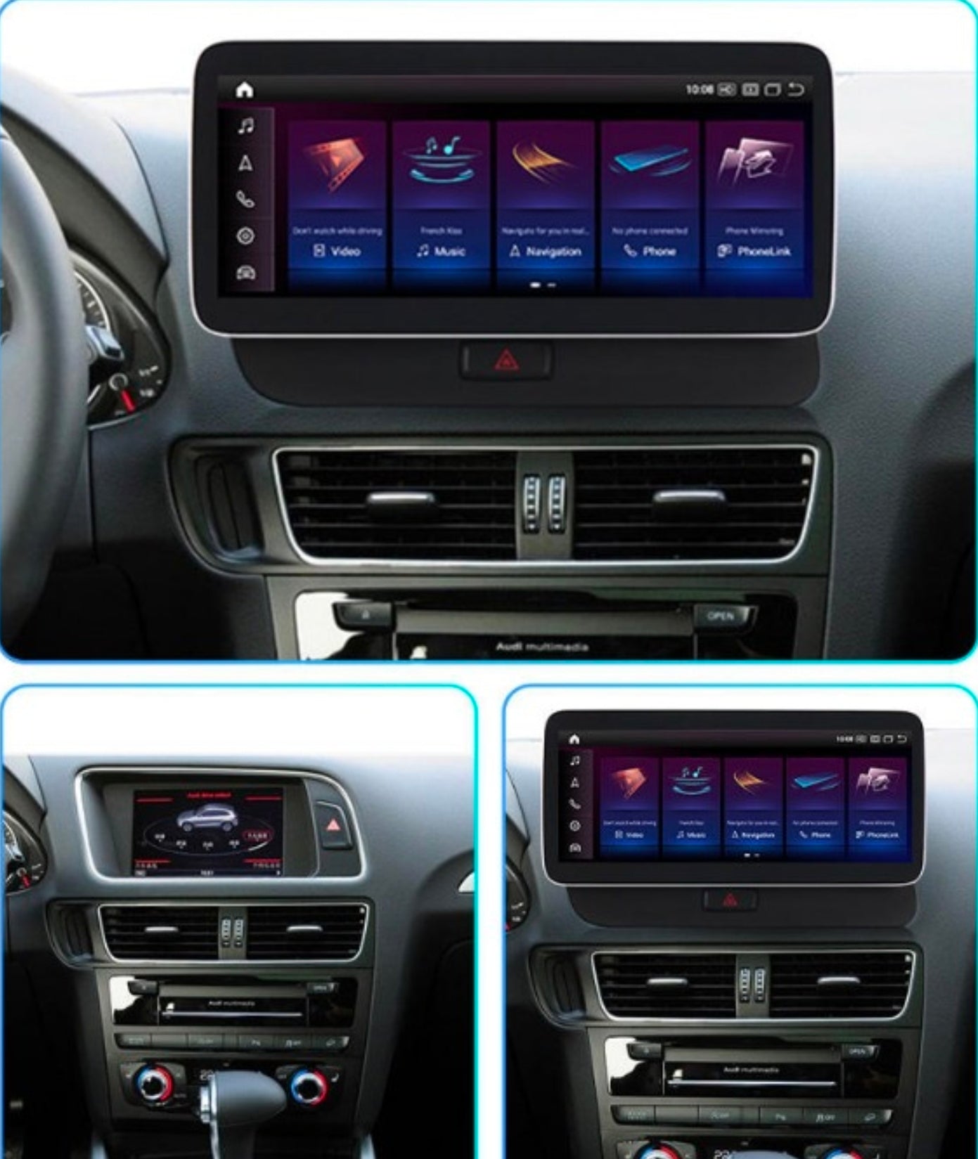Autoradio Android Audi Q5 2009-2017 8.8 pollici / 10.25 pollici