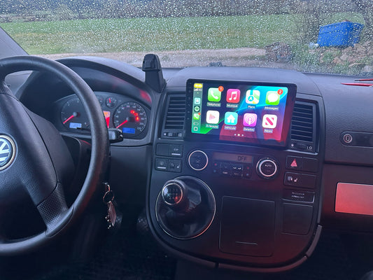 Autoradio Android custom fit Volkswagen Touareg Multivan T5 Transporte 2004-2009