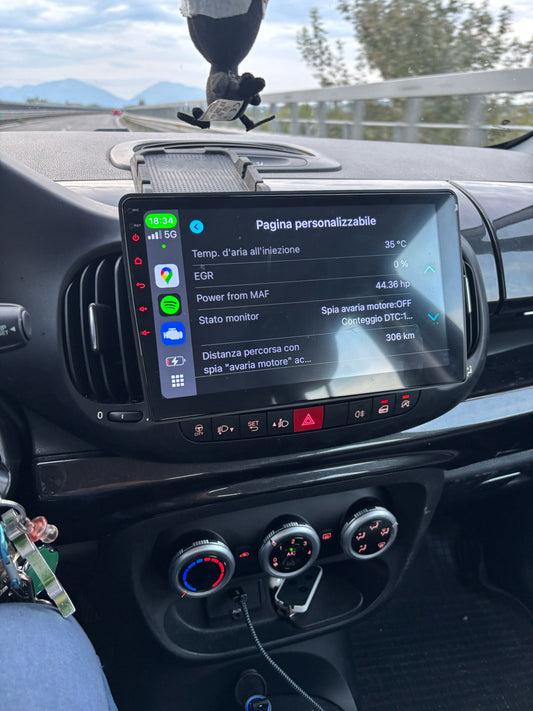 Car tablet Fiat 500L custom fit