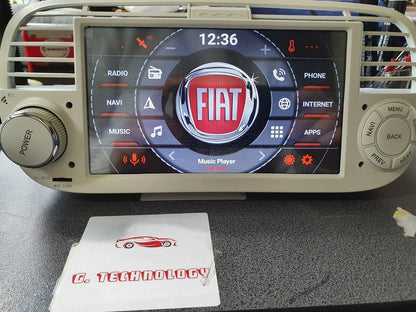 FIAT 500 2007-2014 BIANCO O NERO