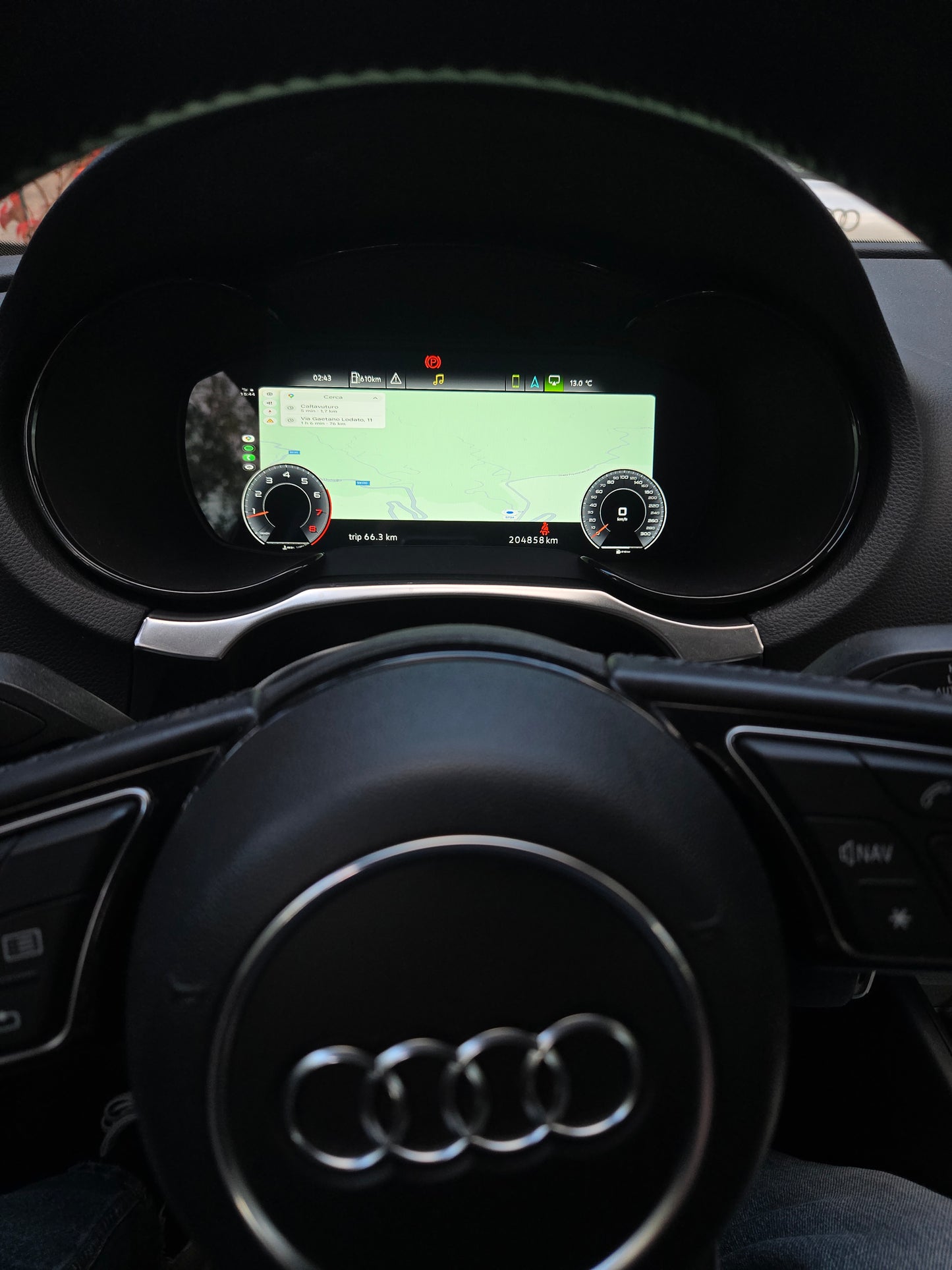 Tachimetro digitale virtual cockpit Audi TT