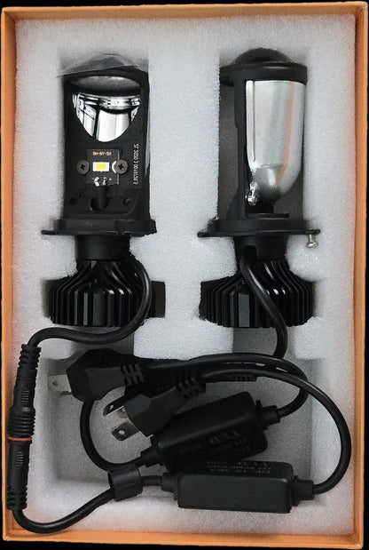 KIT LED H4 MINI LENTICOLARE