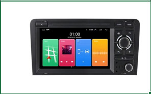 ANDROID AUDI A3 NO DVD CON PULSANTI FISICI