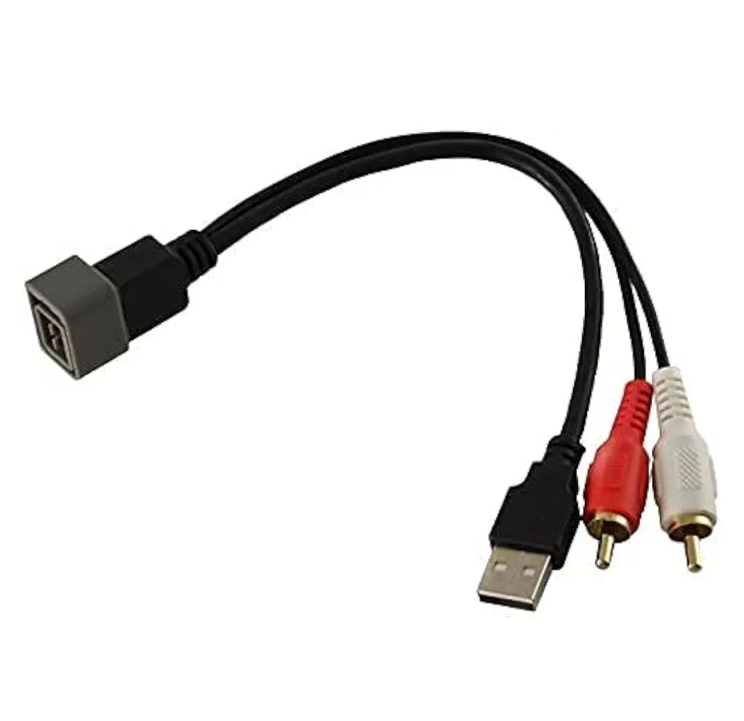 Goliton Adattatore cavo USB compatibile per cavo di ritenzione ingresso porta USB radio Nissan OEM