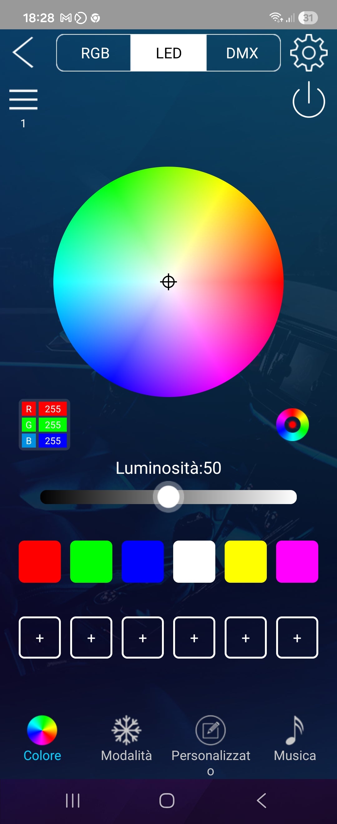 Kit ambient universale rgb