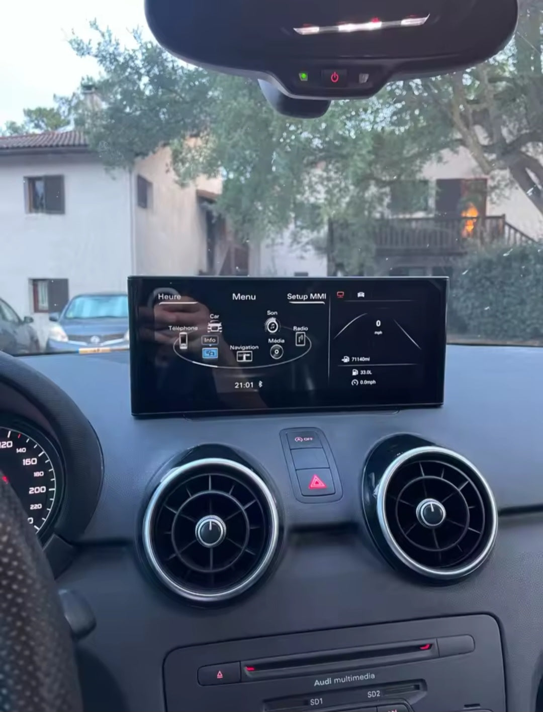 Autoradio Android Audi A1 10.25 pollici