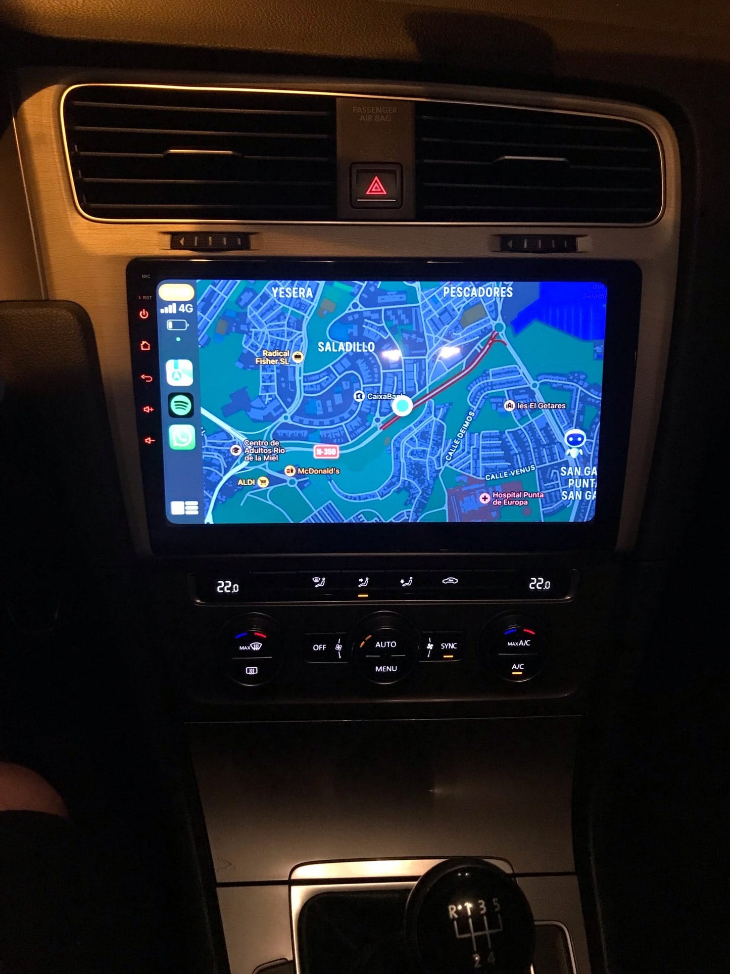 AUTORADIO ANDROID GOLF 7 2013 - 2017